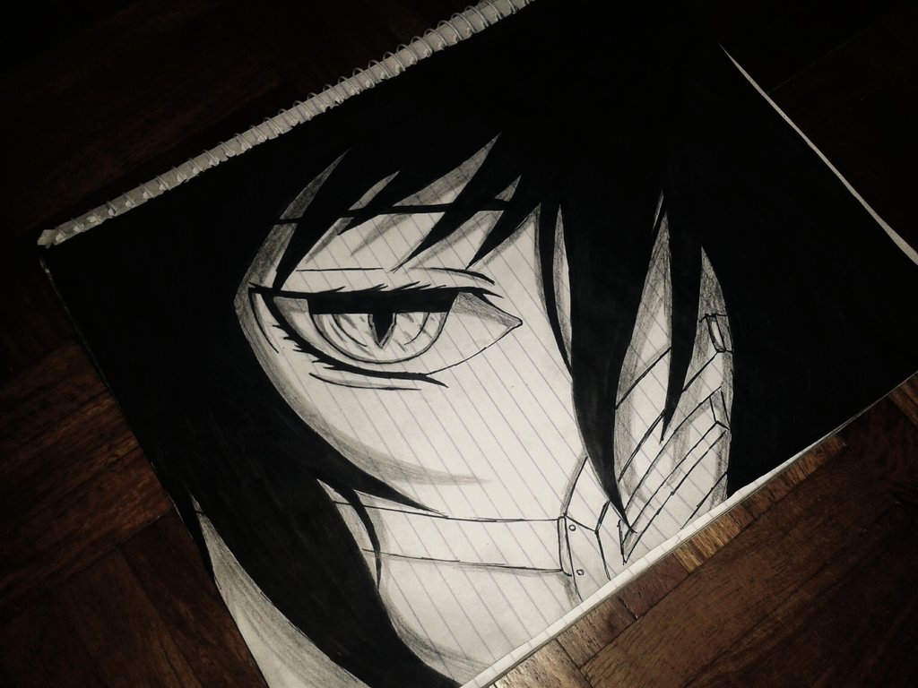 1024x768 Anime Eye Sketch By Kurunomibreak - Anime Eyes Sketch