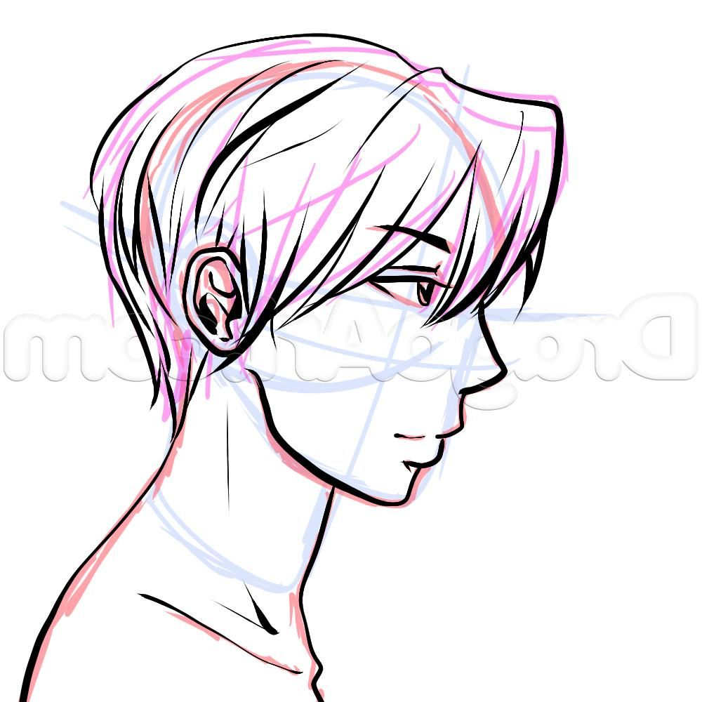 Featured image of post Anime Head Angles Male Simple anime anatomy for female and male