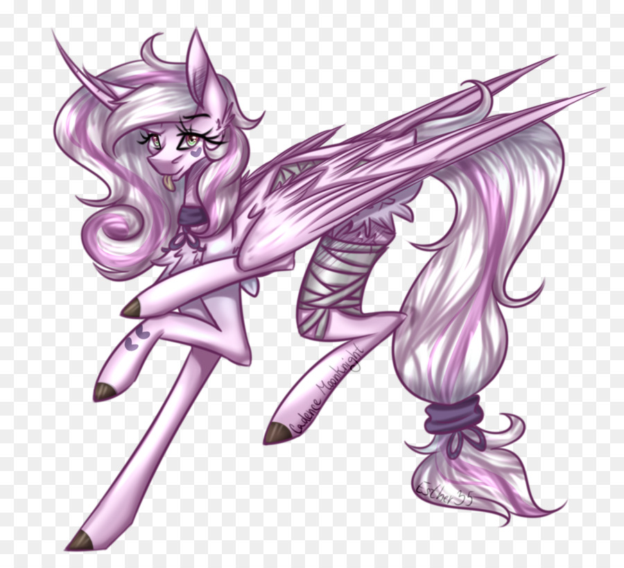 900x820 Pony Horse Fairy Sketch - Anime Fairy Sketch