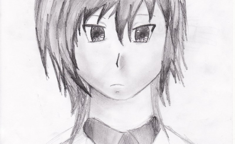 800x491 Anime Male Face Draiwng Beauty Within Clinic - Anime Guy Sketch