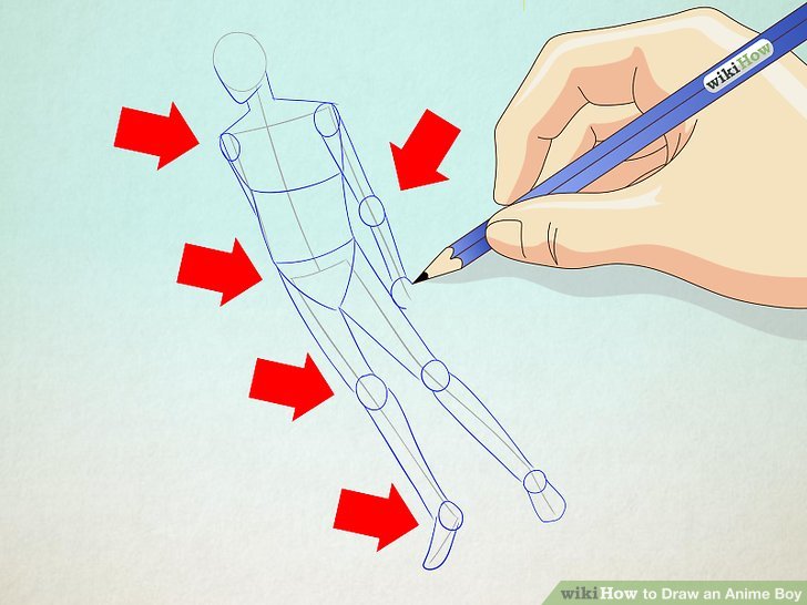 728x546 How To Draw An Anime Boy 7 Steps (With Pictures) - Anime Guy Sketch