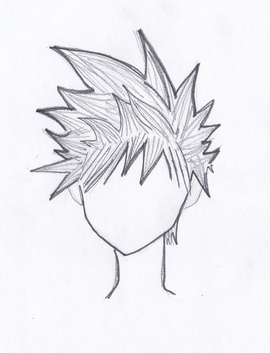 1048x1368 Definitive Guide To Drawing Manga Hair - Anime Hair Sketch