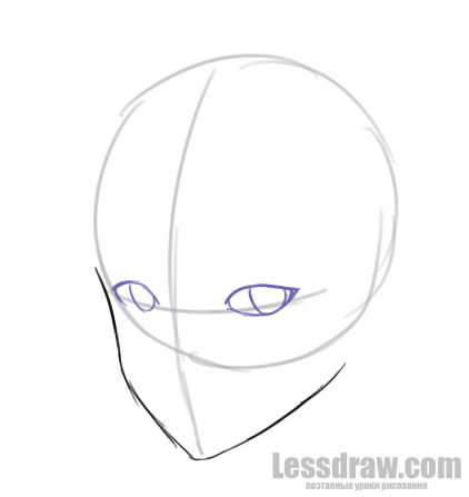 422x447 How To Draw Anime Boy Step By Step For Beginners Lessdraw - Anime Kid Sketch