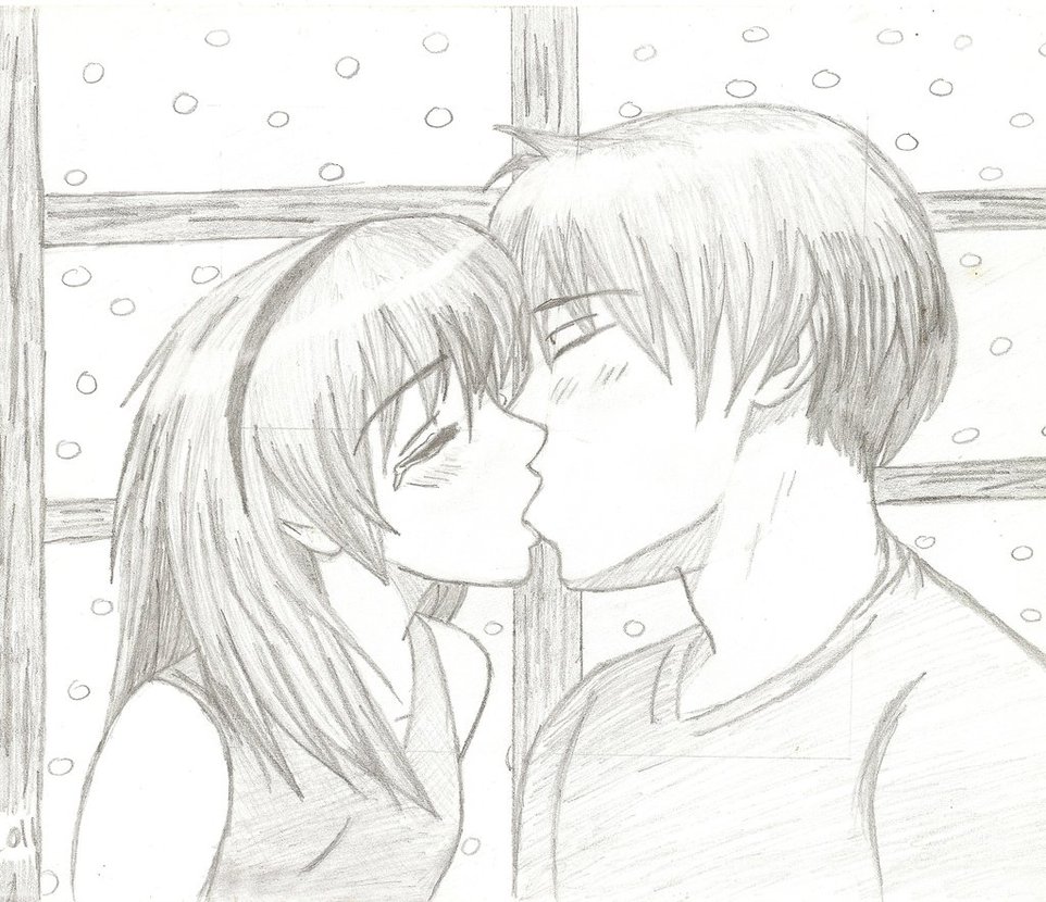 Anime Boy And Girl Kissing Drawing Easy Contoh Soal Pelajaran Puisi Dan Pidato Populer