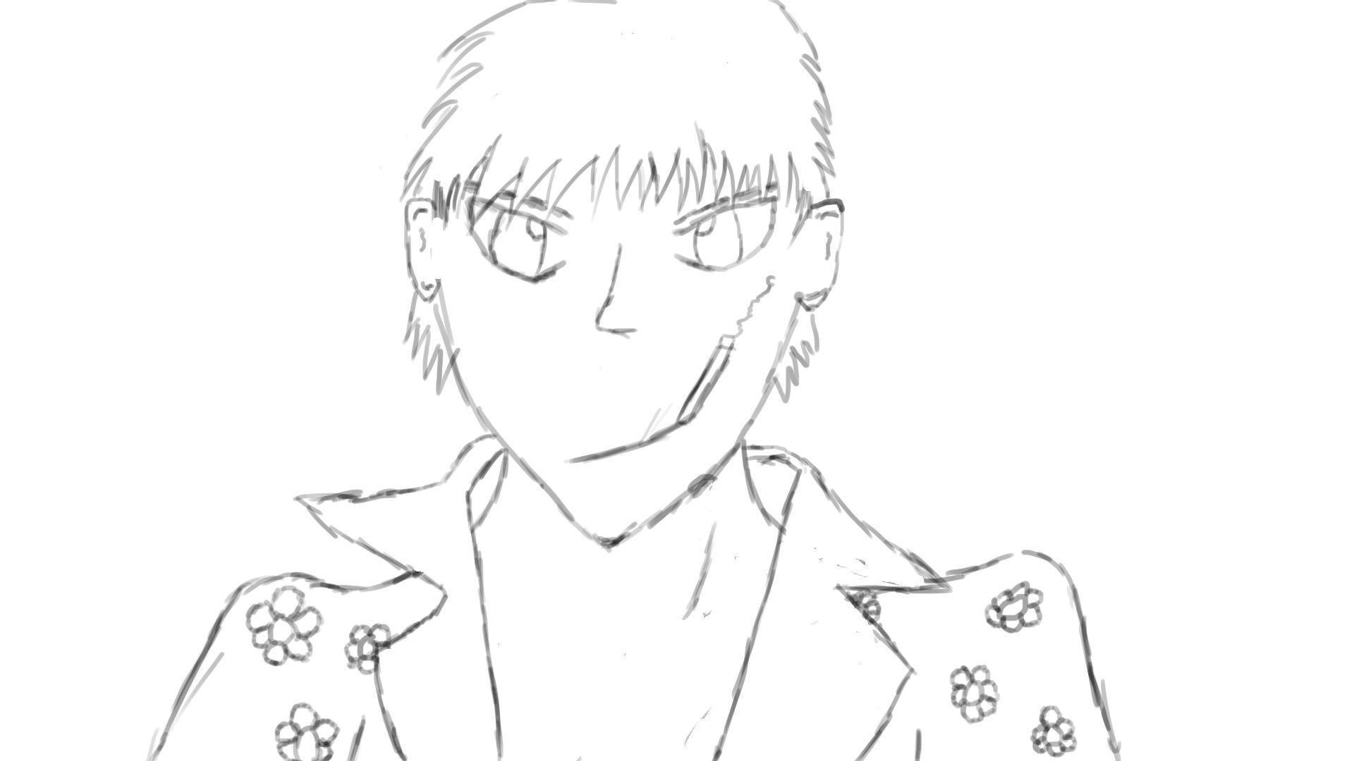 1920x1080 Sindre - Anime Male Sketch