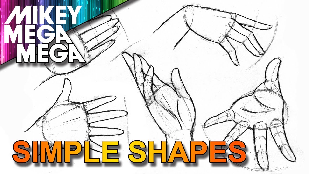 1280x720 How To Draw Hands - Anime Manga Sketch