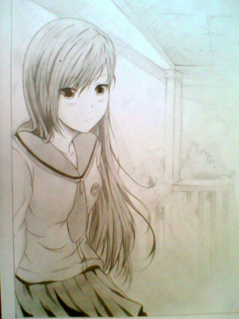 768x1024 School Girl Sketch Finished! D Anime Amino - Anime School Girl Sketch