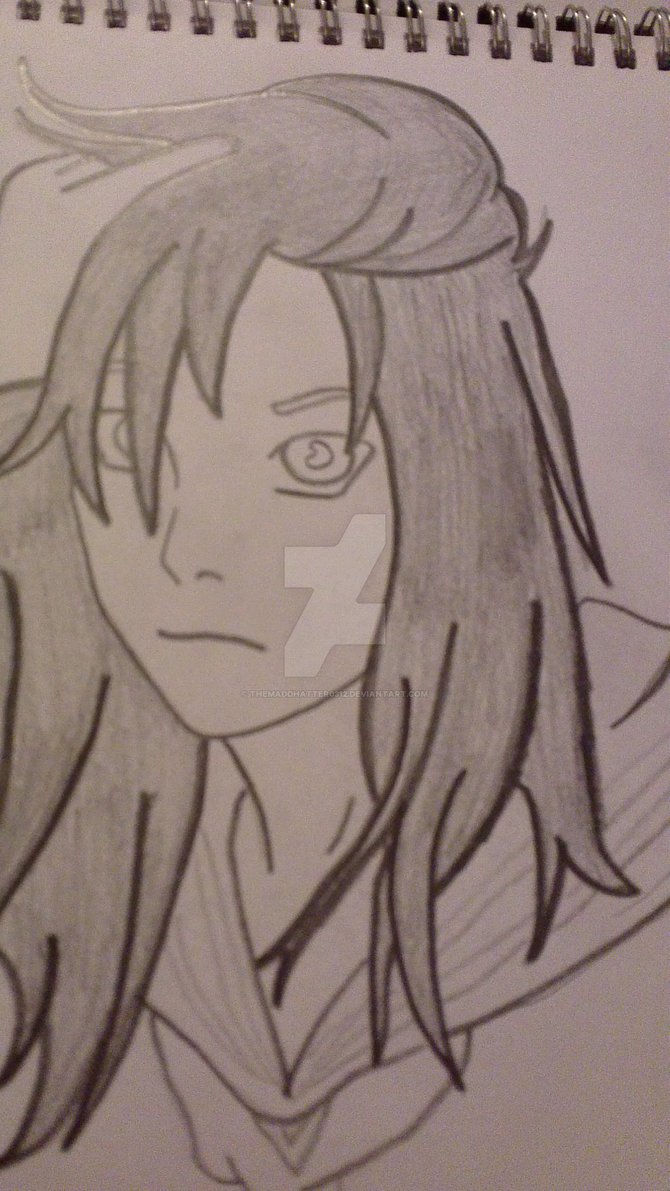 670x1191 Anime School Girl Sketch By Themaddhatter0312 - Anime School Girl Sketch