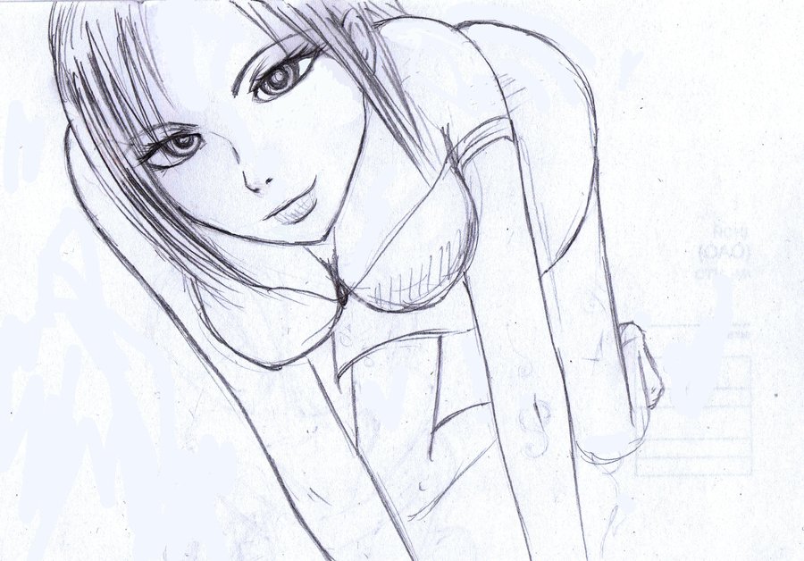 900x628 Anime Sketch By Arashell - Anime Sketch