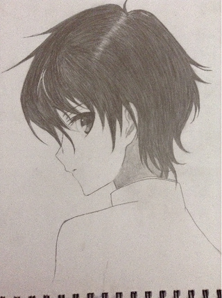 320x428 Anime Sketch Of Another - Anime Sketch