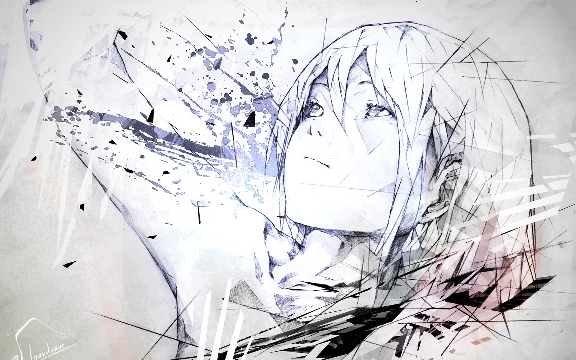 1920x1200 Sketches Artwork Anime Girls By Eameirol21 - Anime Sketch Art