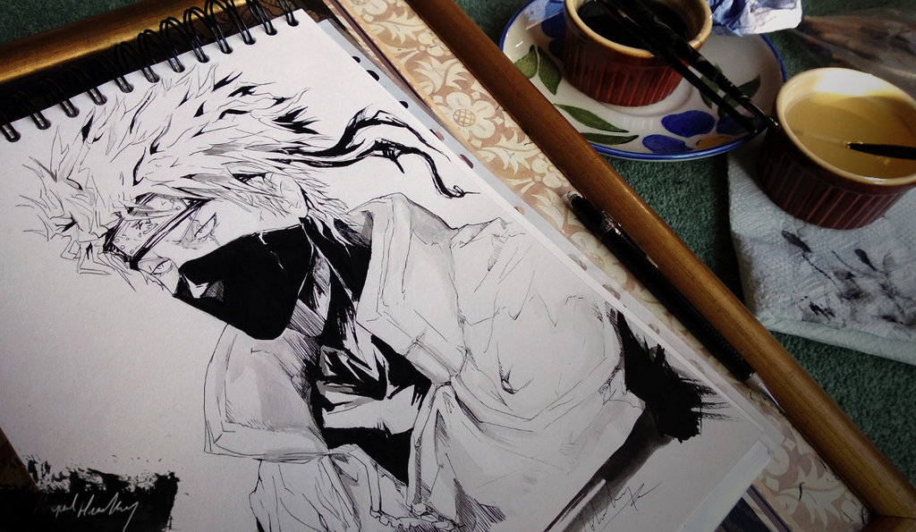 Anime Sketch Book at PaintingValley.com | Explore collection of Anime