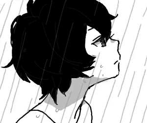 300x250 Images About Anime Sketch On We Heart It See More About - Anime Sketch Images