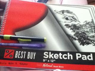 320x240 Just Bought This New Sketch Pad In National ..!! Soo Neww Coverr - Anime Sketch Pad