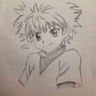 320x320 Hunter X Hunter Anime Killua - Anime Sketch Pencil