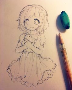 236x295 Kawaiiiii Anime Girl Drawing Sketch Drawings - Anime Sketches In Pencil