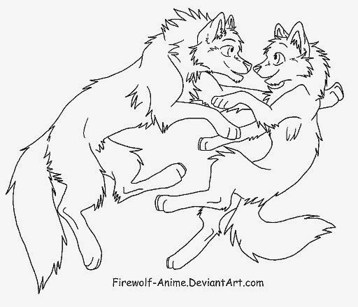 Download Anime Wolf Sketch at PaintingValley.com | Explore ...