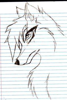 236x351 Easy To Draw Anime Wolf - Anime Wolf Sketch