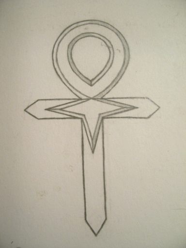 Ankh Sketch at PaintingValley.com | Explore collection of Ankh Sketch