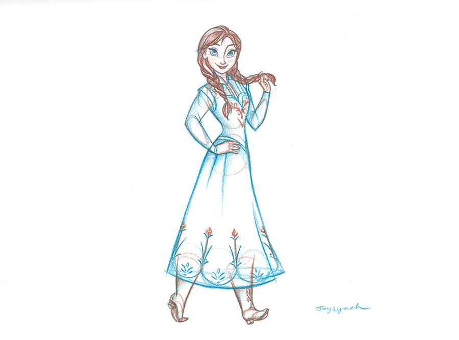 900x667 Frozen Images Anna Sketch Hd Wallpaper And Background Photos - Anna Sketch