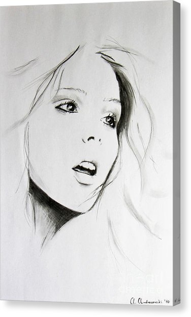 376x622 Sketch Of Beauty Painting By Anna Androsovski - Anna Sketch