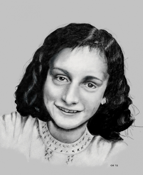 472x578 Character Analysis - Anne Frank Sketch