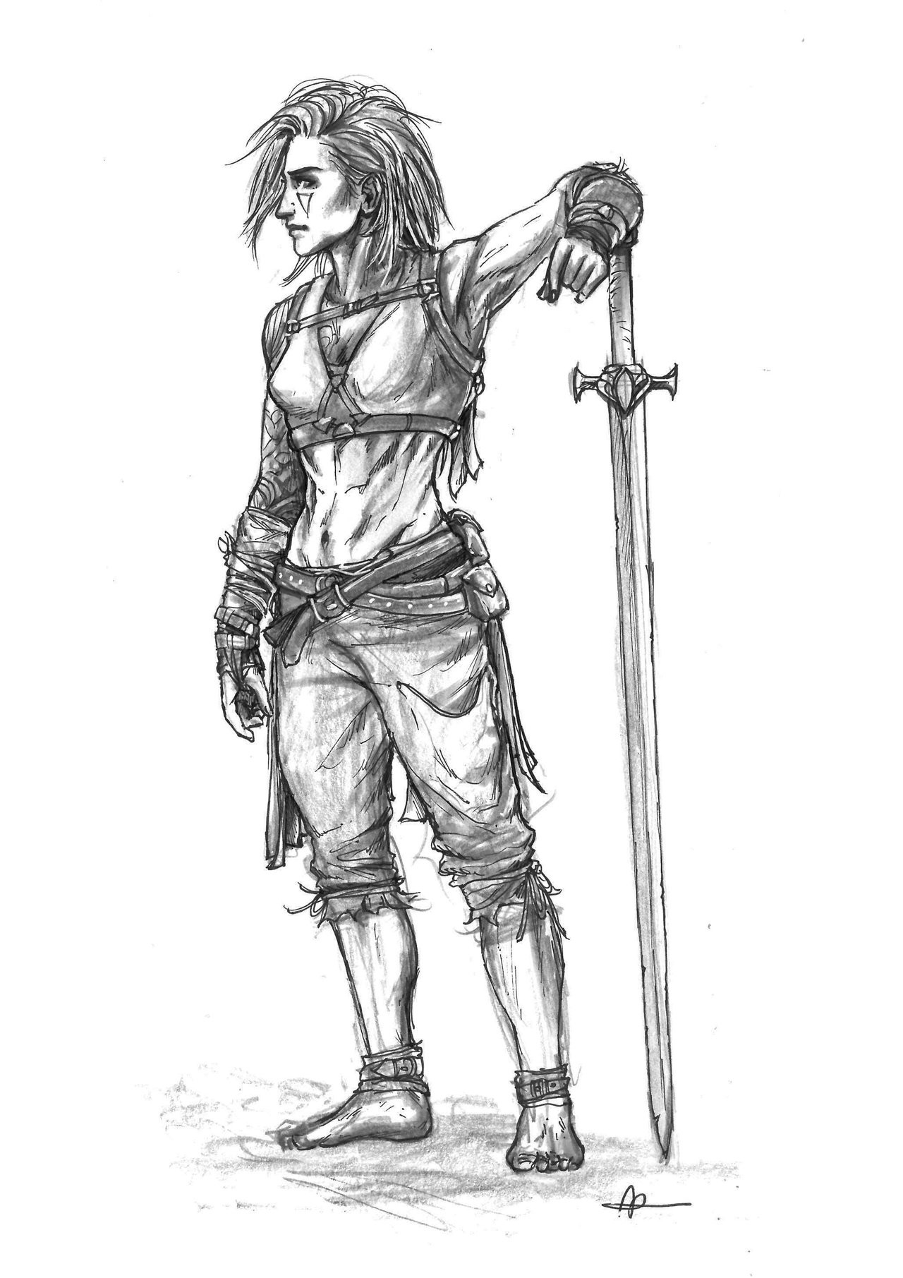 1280x1811 Artstation - Annie Sketch