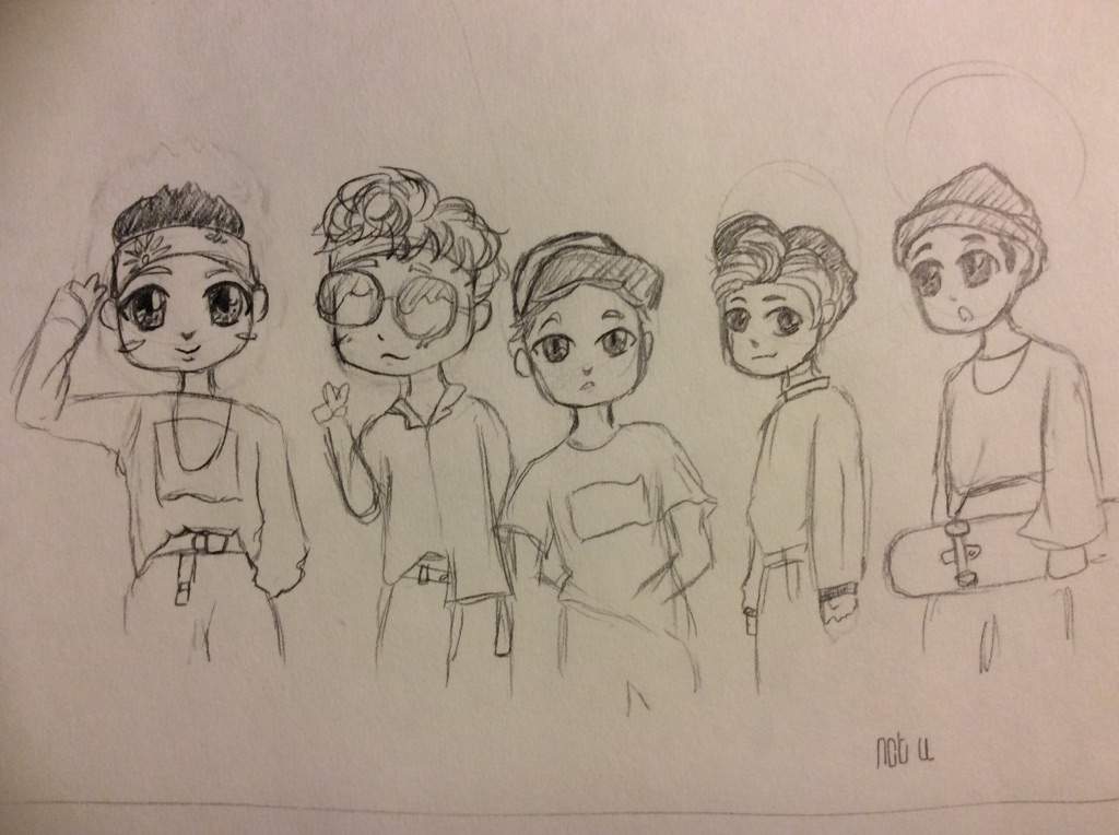 1024x764 Nct U 1st Anniversary Sketches Nct Amino - Anniversary Sketches