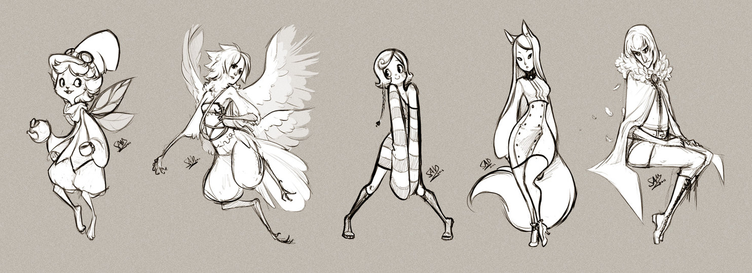 1484x539 8th Da Anniversary Sketches 1 By Sambees - Anniversary Sketches