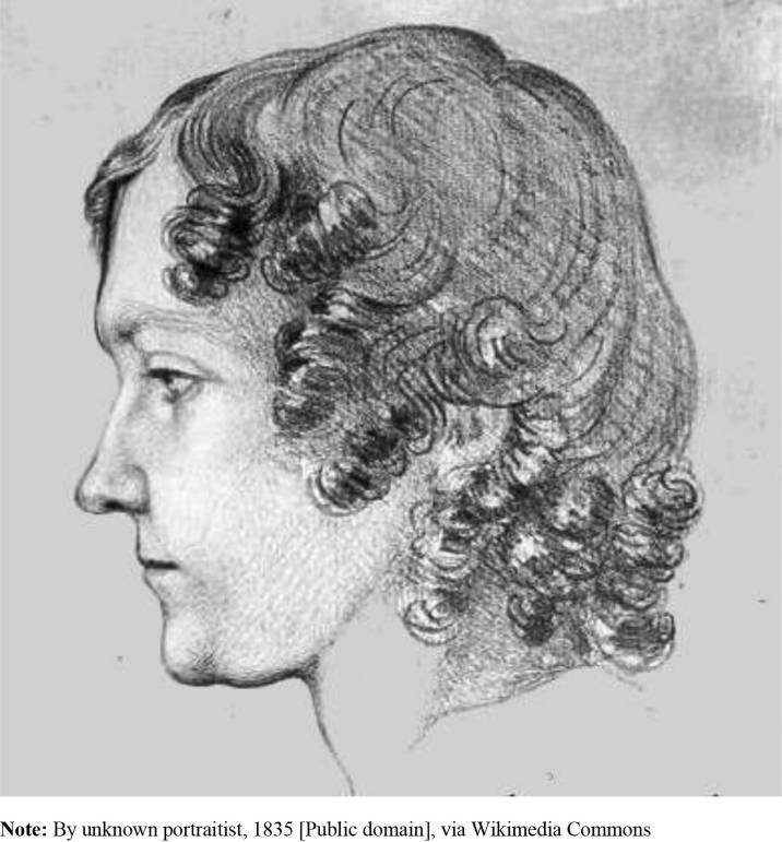 716x771 Pencil Sketch Of Frances Wright, Anonymous, Dated 1835 Download - Anonymous Sketch