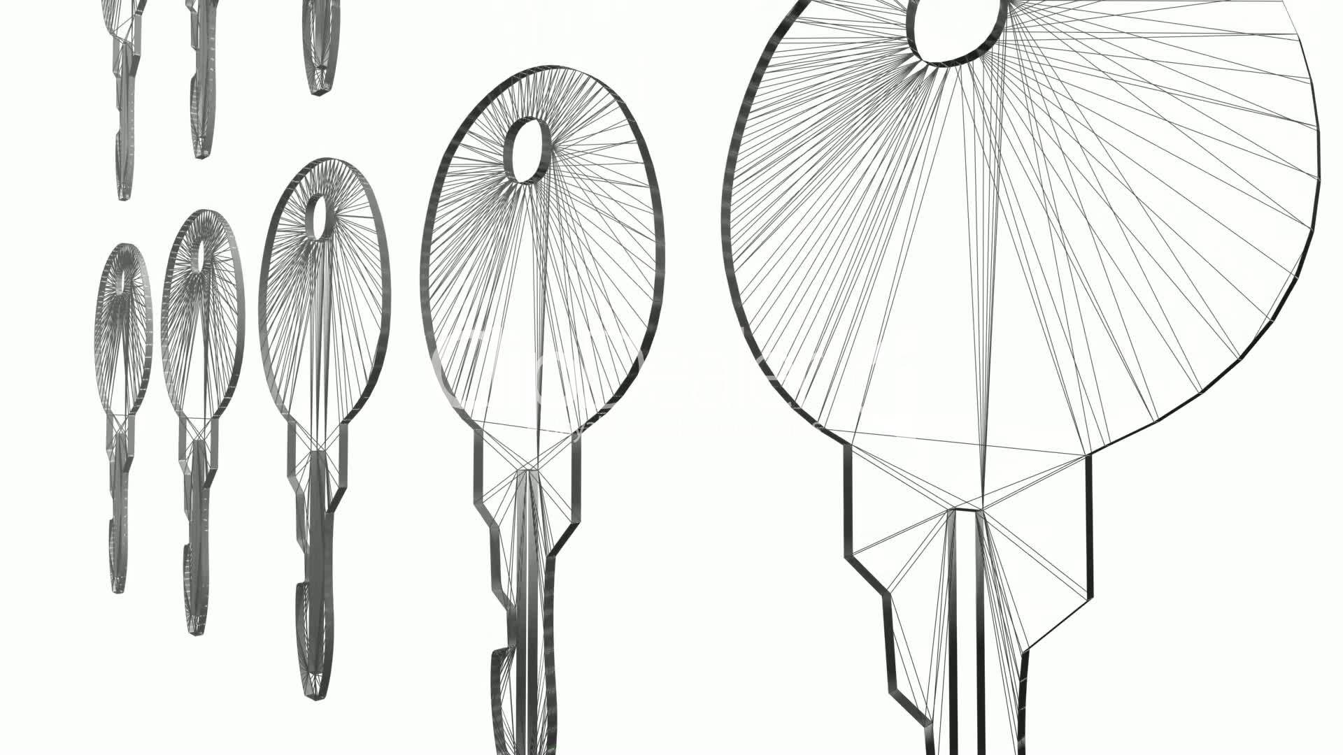 1920x1080 Rotation Of Key.lock,skeleton,antique,open,door,safe,house,secret - Antique Key Sketch