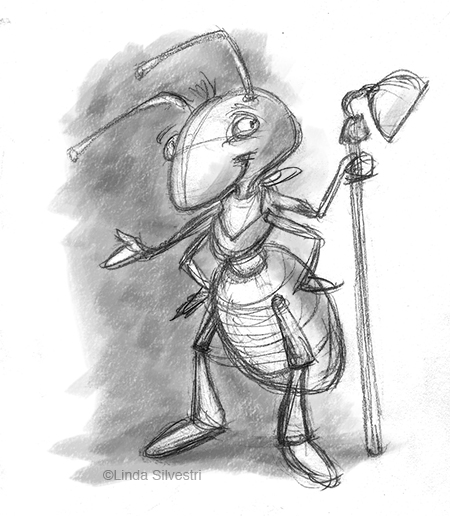 450x516 Ant Sketched Out - Ants Sketch