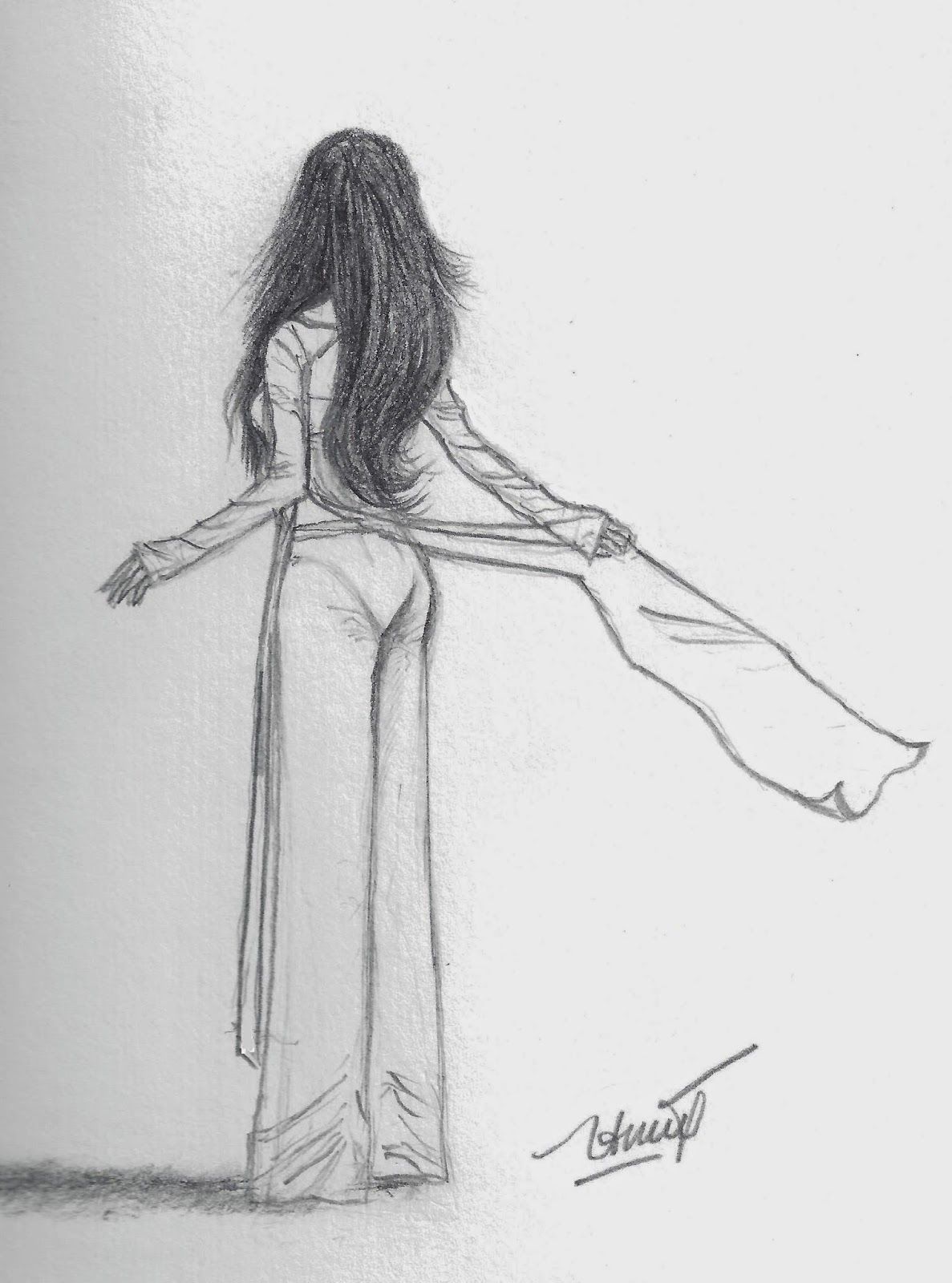1187x1600 Ao Dai - Ao Dai Sketch