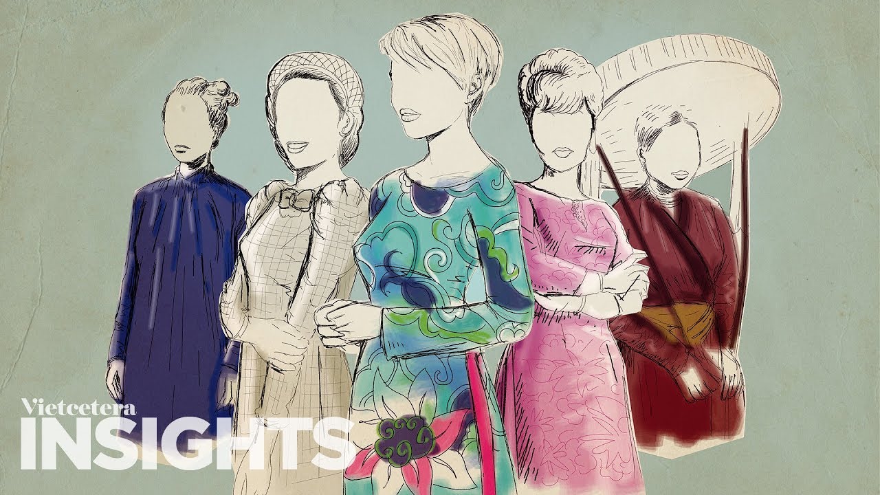 1280x720 The 2000 Year History Of The Vietnamese Ao Dai - Ao Dai Sketch