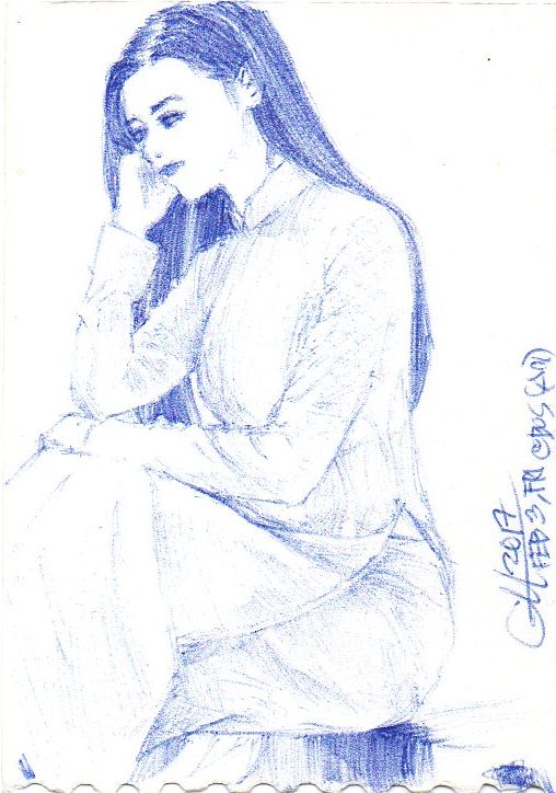 508x724 Vietnam Ao Dai By Ethan Gmt - Ao Dai Sketch