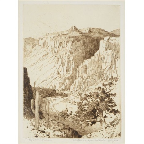 470x470 Sketch On Apache Trail, Arizona By George Elbert Burr On Artnet - Apache Sketch