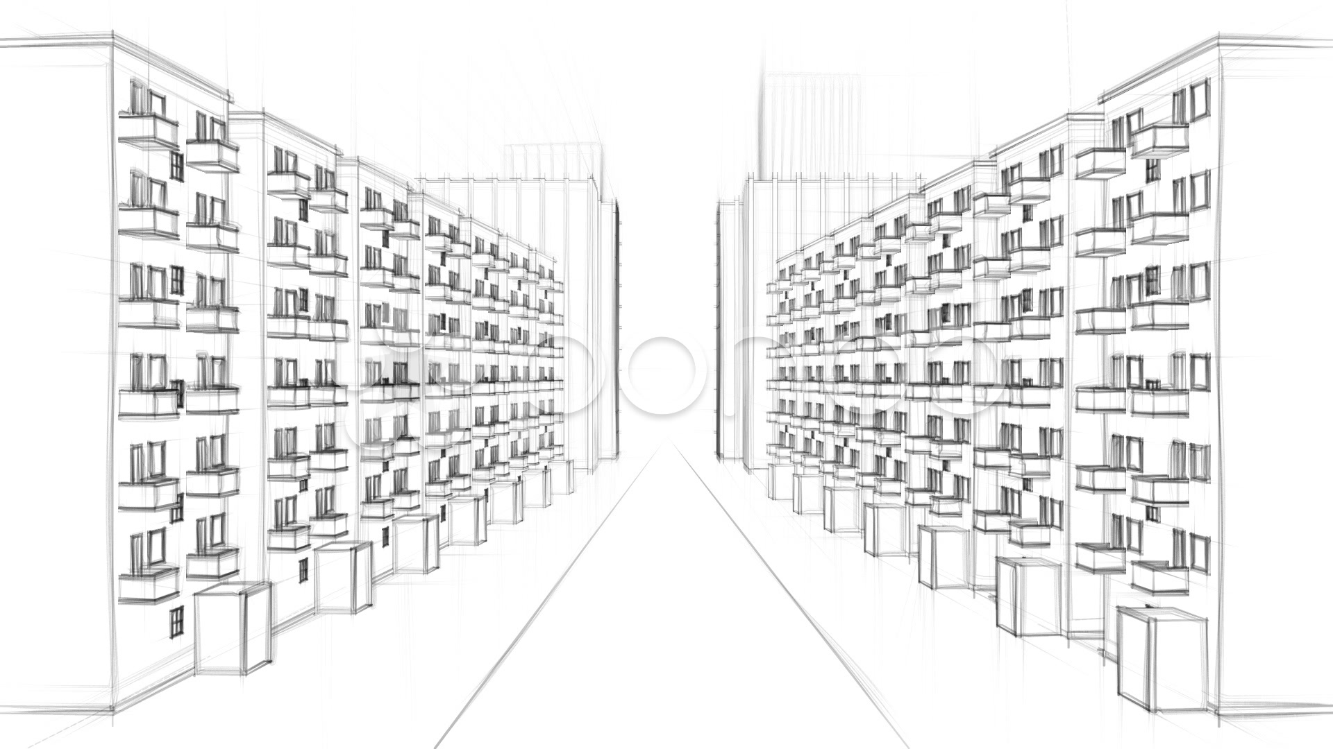 Residential line drawings