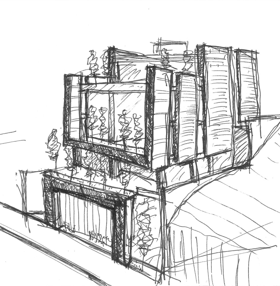 979x1000 Gallery Of Apartment Building Zambeze Juan Pablo Ribadeneira - Apartment Building Sketch