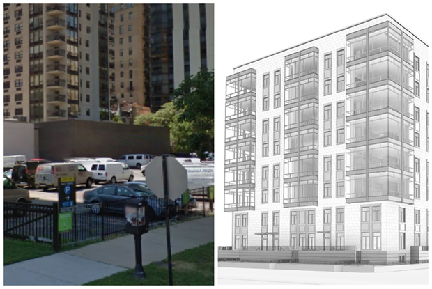 620x415 New Gold Coast Apartments Proposed Off Lake Shore Drive - Apartment Building Sketch