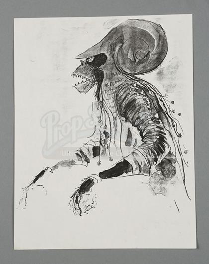 420x530 Planet Of The Apes (2001) - Ape Sketch