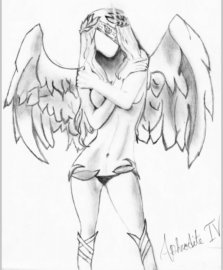 750x909 Aphrodite Iv Gaia Sketch - Aphrodite Sketch