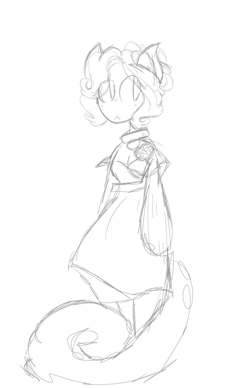 800x1280 Oc) Aphrodite Sketch Wip (Ignore) - Aphrodite Sketch