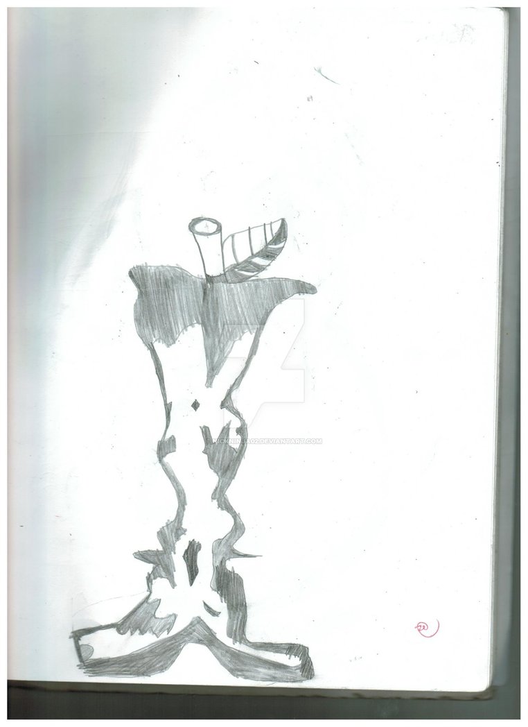 762x1048 Apple Core By Nickninja02 - Apple Core Sketch