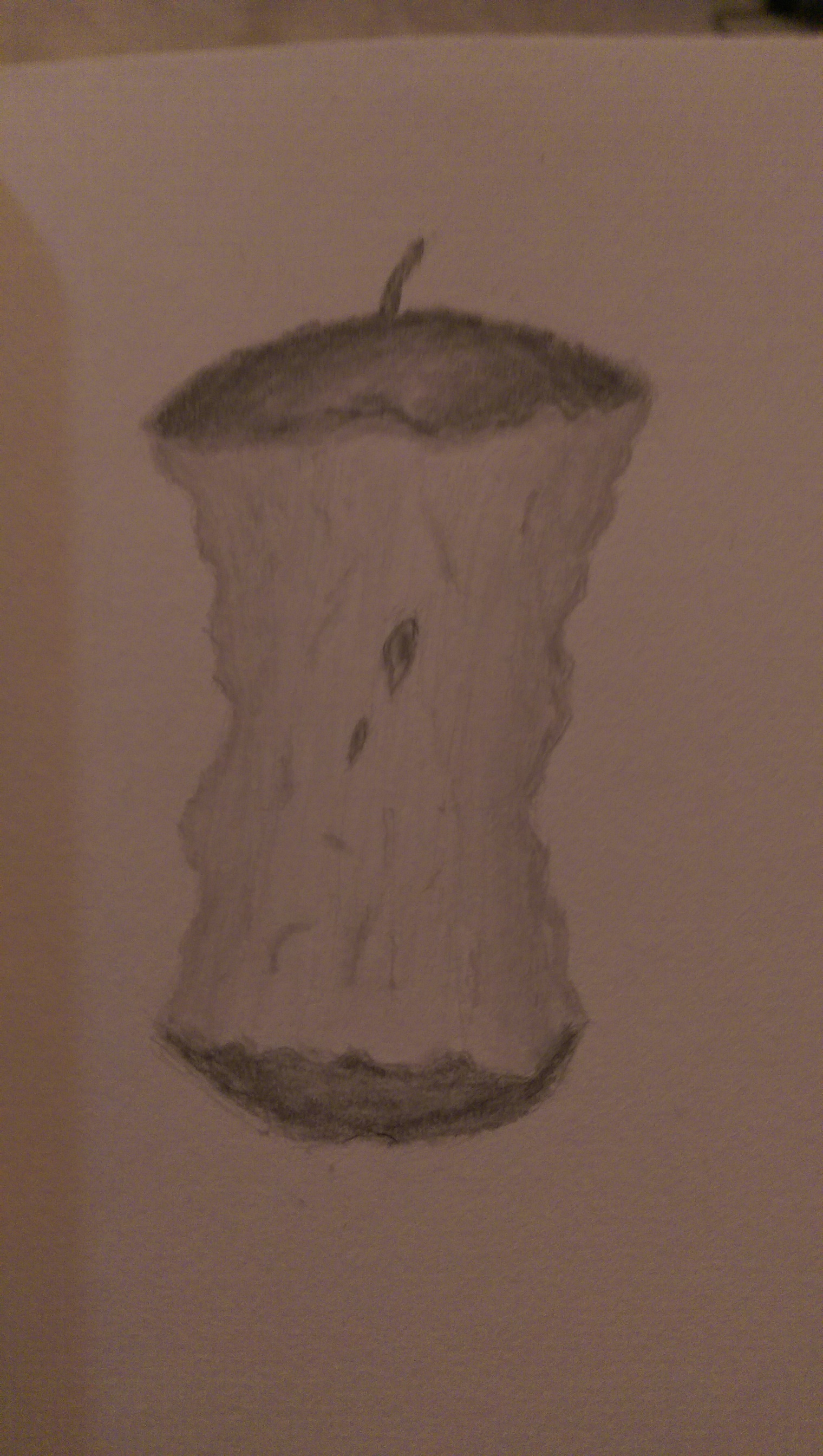 1520x2688 Quick Apple Core Sketch - Apple Core Sketch