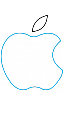 Как рисовать яблоко apple