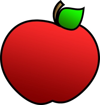 334x350 Apple Clipart Sketch - Apple Sketch