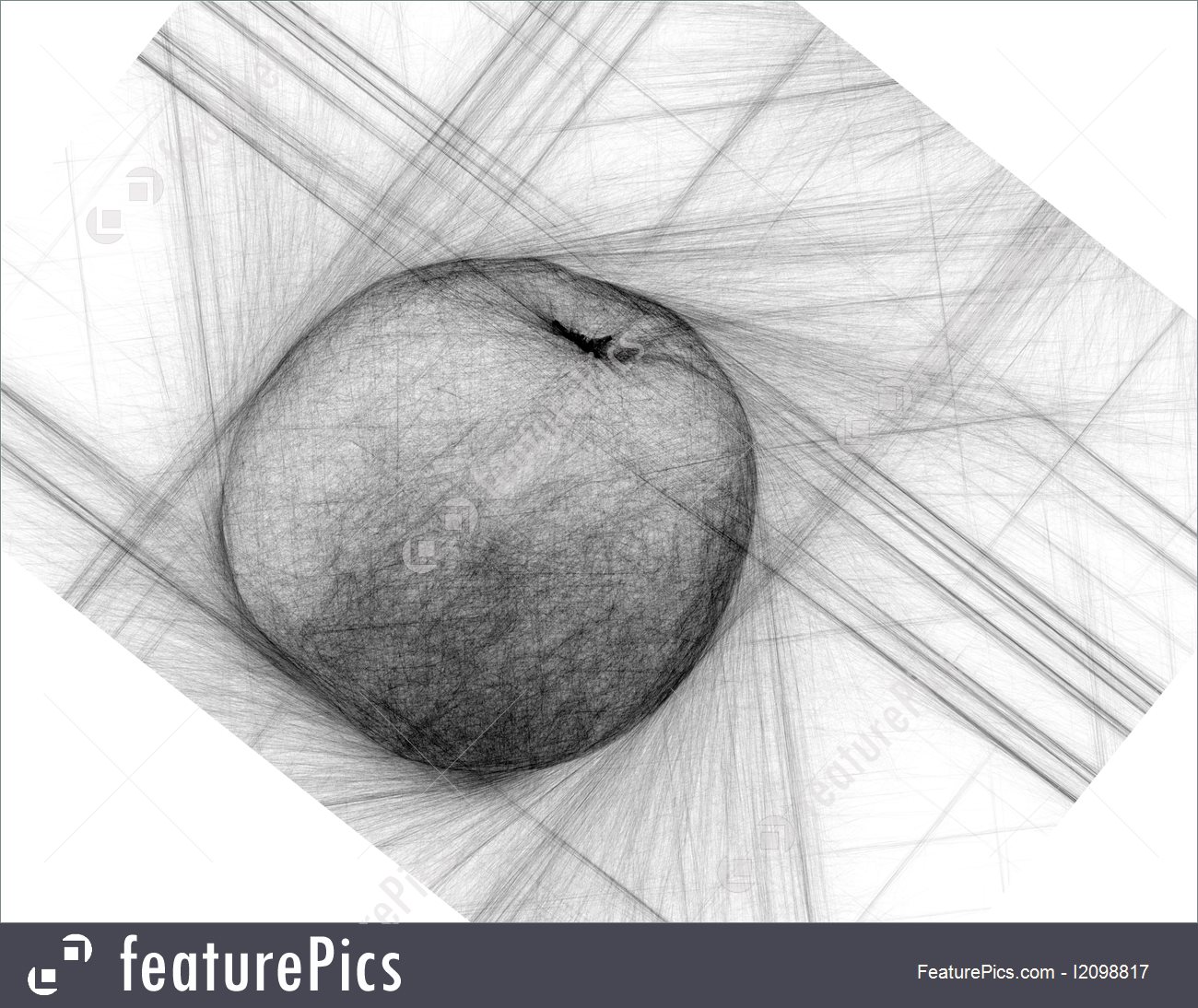 1300x1094 Food Apple Sketch - Apple Sketch