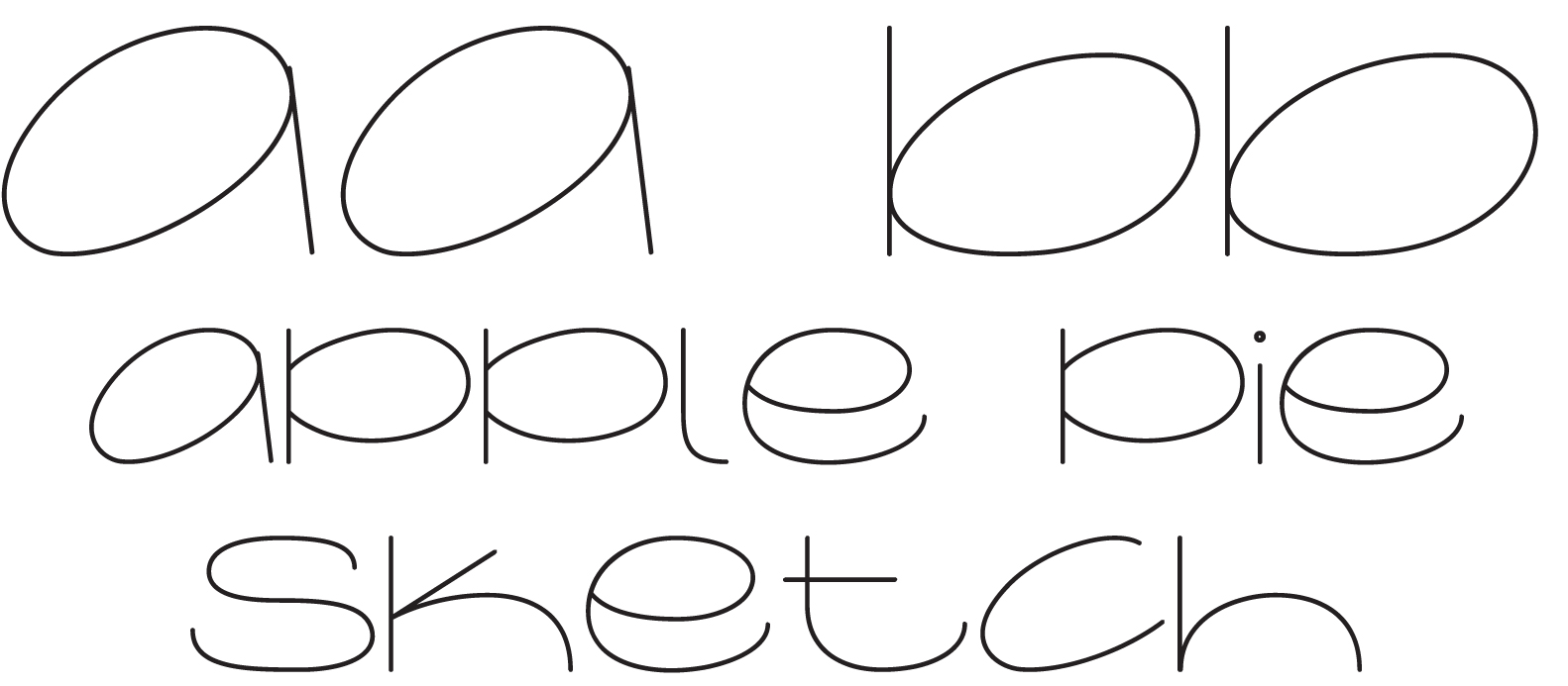 1582x693 Apple Pie - Apple Sketch Image