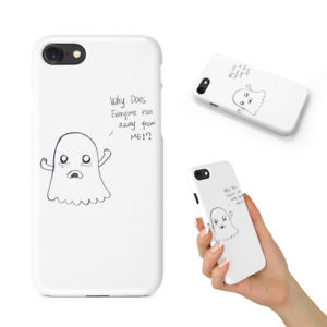 300x300 Scared Ghost Sketch Drawing - Apple Sketch Image