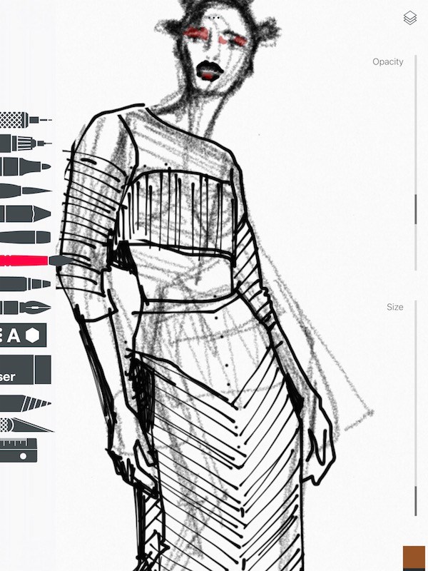 fashion design autodesk sketchbook android